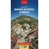 Mapa mesta Banská Bystrica 1:10 000 a okolie 1:100 000