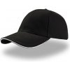 Atlantis Headwear Kšiltovka Liberty Sandwich, 6 panelová COT33000598099-black/white Černá/bílá UNI