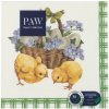 SDL135500 SERVÍTKY 33x33 cm/20ks/3vrst. CHICKS WITH BASKET