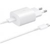 Samsung sieťová nabíjačka EP-TA800EWE + kábel EP-DA705BWE USB-C, 25W, biela, (bulk)