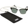 Crete sunglasses with chain black/green čierna One Size Urban Classics 4053838803417