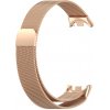 Milánsky ťah celokovový náhradný náramok pre Xiaomi Smart Band 8, 9 a 10 Farba: ružová zlatá (rose gold)