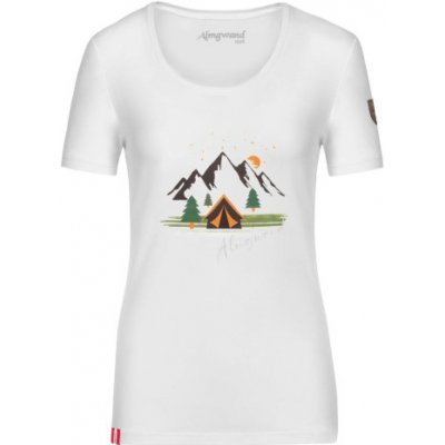 Almgwand Dámske tričko KUMPFLALM biela