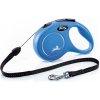 Vodítko FLEXI Classic modrá S lanko 8m/12kg