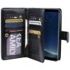Puzdro Samsung Galaxy S8 knižkové s kožené deväť slot kariet a foto rámček