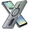 Techsuit - Shockproof Clear Silicone MagSafe ochranný obal na Xiaomi Redmi A5 4G (Standard) – dymovo čierny