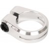 Objímka sedlovky BMX 34R MOTO SEATCLAMP V2 full CNC strieborná