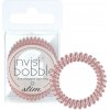 Tenká špirálová gumička do vlasov Invisibobble Slim Pink Monocle - ružová, 3 ks (IB-SL-PA-1-1005)