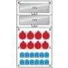 Pawbol zásuvková rozvodnica R-BOX 740 (4x32A/5, 4x16A/5, 12x230V ), B.18.740-6