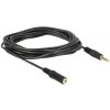Kábel Delock Jack 3.5mm - Jack 3.5mm 3m czarny (84668)