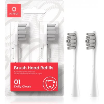 Oclean Brush Head Standard Clean náhradné hlavice na zubnú kefku P2S6 W02 White 2 ks