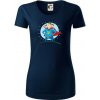 Otec superman - chlapec a chlapec - Dámske tričko z organickej bavlny Origin (GOTS) - XL ( Tmavomodrá (veľmi tmavá - skoro čierna) )