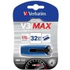 Verbatim USB flash disk, USB 3.0, 32GB, V3 MAX, Store N Go, modrý, 49806, USB A, s výsuvným konektorem