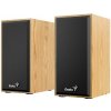 GENIUS repro SP-HF180, 2.0, 6W, USB napájení, 3,5mm jack, světlé dřevo
