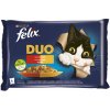 Felix Fantastic Duo kurča a ľadvinky, hovädzie a hydinové, morka a pečeň, jahňacie a teľacie 4 x 85 g