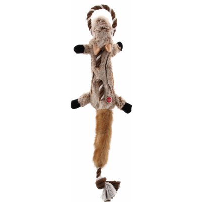 Dog Fantasy DF hračka Skinneeez s uzlom veverička 57,5 cm
