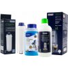 Sada pre Delonghi, Filter DLSC002, EcoDecalk 500 ml, Aqualogis Latteo 250 ml
