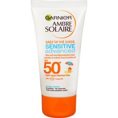 Garnier Ambre Solaire SPF 50+ Sensitive Advanced - Opaľovací krém pre deti 50 ml