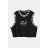 TOP KARL LAGERFELD JEANS KLJ RELAXED BASEBALL TANK BLACK