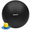 Lopta na cvičenie a rehabilitáciu s pumpou DrFit 85 cm čierna