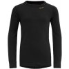 Devold - termoprádlo a merino oblečenie pre deti Devold merino detské teplé tričko s dlhým rukávom z Duo Active Farba: Čierna, Veľkosť: 14