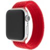 Elastický nylonový řemínek FIXED Nylon Strap pro Apple Watch 38/40/41mm, velikost XS, červený FIXENST-436-XS-RD