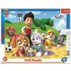 Trefl deskové Paw Patrol/Tlapková patrola na stopě 37x29cm 25 dielov ve fólii v boxu