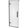 Ravak Cool! sprchové dvere 80 cm výklopné čierna matná/priehľadné sklo X0VV40300Z1