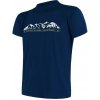 SENSOR Coolmax Tech Mountains Limited pánske tričko kr.rukáv Deep Blue - S