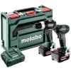 Metabo 685123650 / Aku set / vŕtací skrutkovač BS 18 LT BL + príklepový uťahovač SSD 18 LTX 200 BL / 2x5.2Ah (685123650)