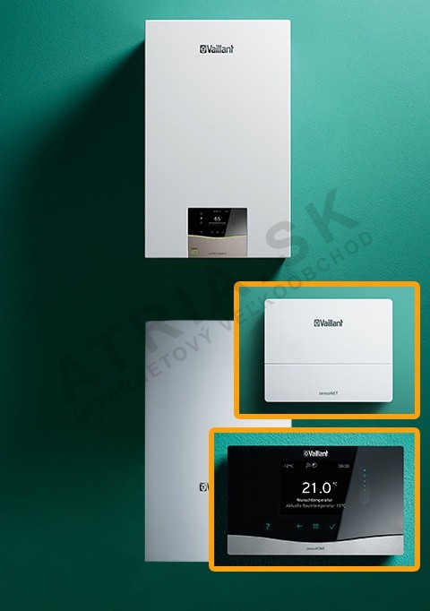 Vaillant VU 20CS/1-7 ecoTEC exclusive IoniDetect + VIH Q 75 B + sensoCOMFORT 720 + sensoNET VR 921 0010039692