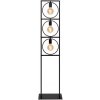 LUCIDE 00727/03/30 SUUS stojacia lampa V1450mm 3xE27 čierna