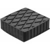 BGS technic Gumová podložka | pre zdvíhacie plošiny | 116,5 x 116,5 x 36,5 mm (BGS 7037)