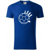 Hádzaná lopta ruka - Tričko z organickej bavlny - 3XL ( Kráľovská modrá )