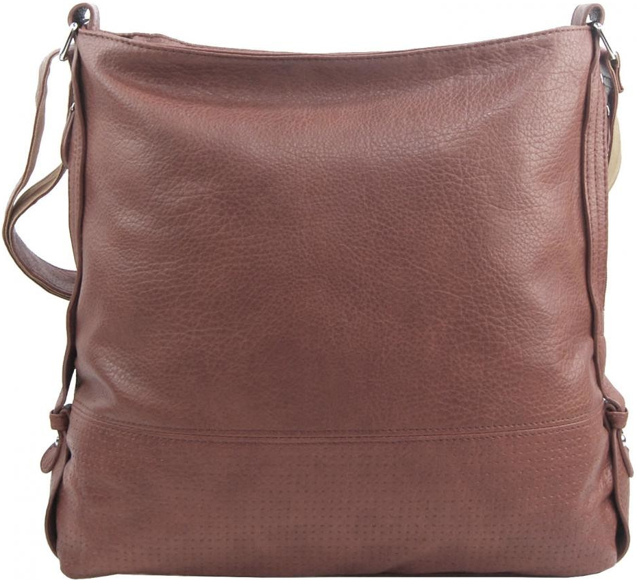 Tessra Veľká crossbody dámska kabelka staroružová