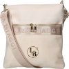 Dámska crossbody kabelka krémová - Laura Biaggi Kiasa krémová