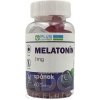 PLUS LEKÁREŇ Melatonín 1 mg želé cukríky, čučoriedková príchuť 1x60 ks