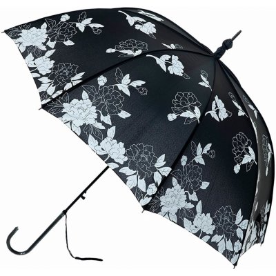 Blooming Brollies Boutique Vintage deštník dámský holový černo bílý