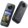 Insta360 X4 akčná kamera, 8K / 30 fps, 4K / až 100 fps, 6osý gyroskop, 360 ° záber, Active HDR, vodotesná