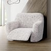 Bielastické poťahy VITTORIA smotanová relaxačné kreslo (š. 70 - 90 cm) Doprava zadarmo
