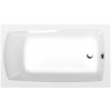 POLYSAN - LILY obdĺžniková vaňa 120x70x39cm, biela 25111