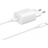 Originálne USB-C (USB type-C) rýchlonabíjačka Samsung EP-TA800EWE + EP-DA705BWE bílá¨50421