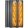 Forma na pečenie 3 bagiet z ocele BAGUETTE 38 x 24,5 cm