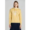 MIKINA GANT REG LOGO HOODIE DUSTY YELLOW
