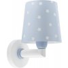 Dalber | Dalber 82219T - Detské nástenné svietidlo STAR LIGHT 1xE27/60W/230V modrá | PI487