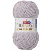 Žinylková priadza Himalaya Dolphin Baby sivá 100 g 120 m