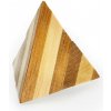 EUREKA 3D Bambusový hlavolam Pyramid