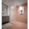 Erga Paris, sprchová zástena Walk-In 140x200 cm, 8mm sklo námraza, zlatý matný profil, ERG-V02-PARIS-140x200-FR-GB