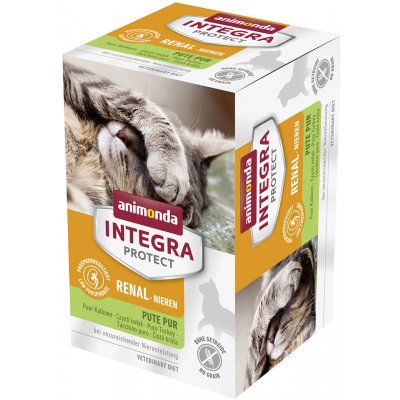 Animonda Integra Protect Adult Nieren (obličky) mištičky 6 x 100 g - morčacie