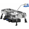 Campingaz Camping Stove Camp & Trek Twin Connect (stříbrno-černý, 2 varné zóny 2x 2 kW, pro CV470 Plus)